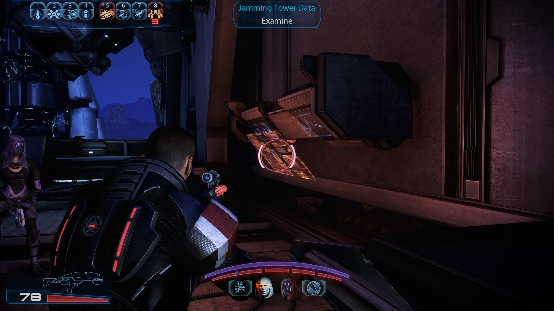 Perseus Veil → Tikkun → Rannoch (Quarian Escape Pod): Jamming Tower Data